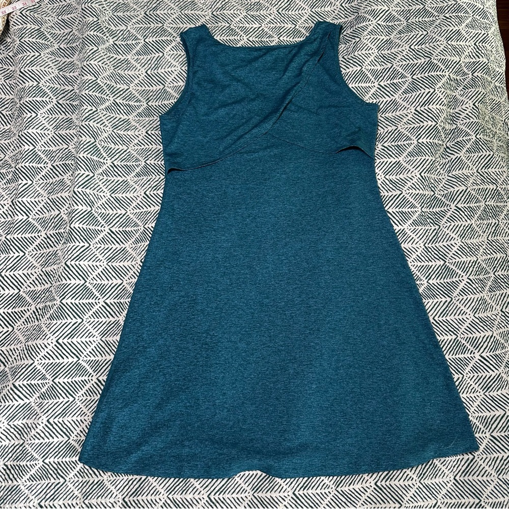 Patagonia Seabrook Sleeveless Dress (M, teal)